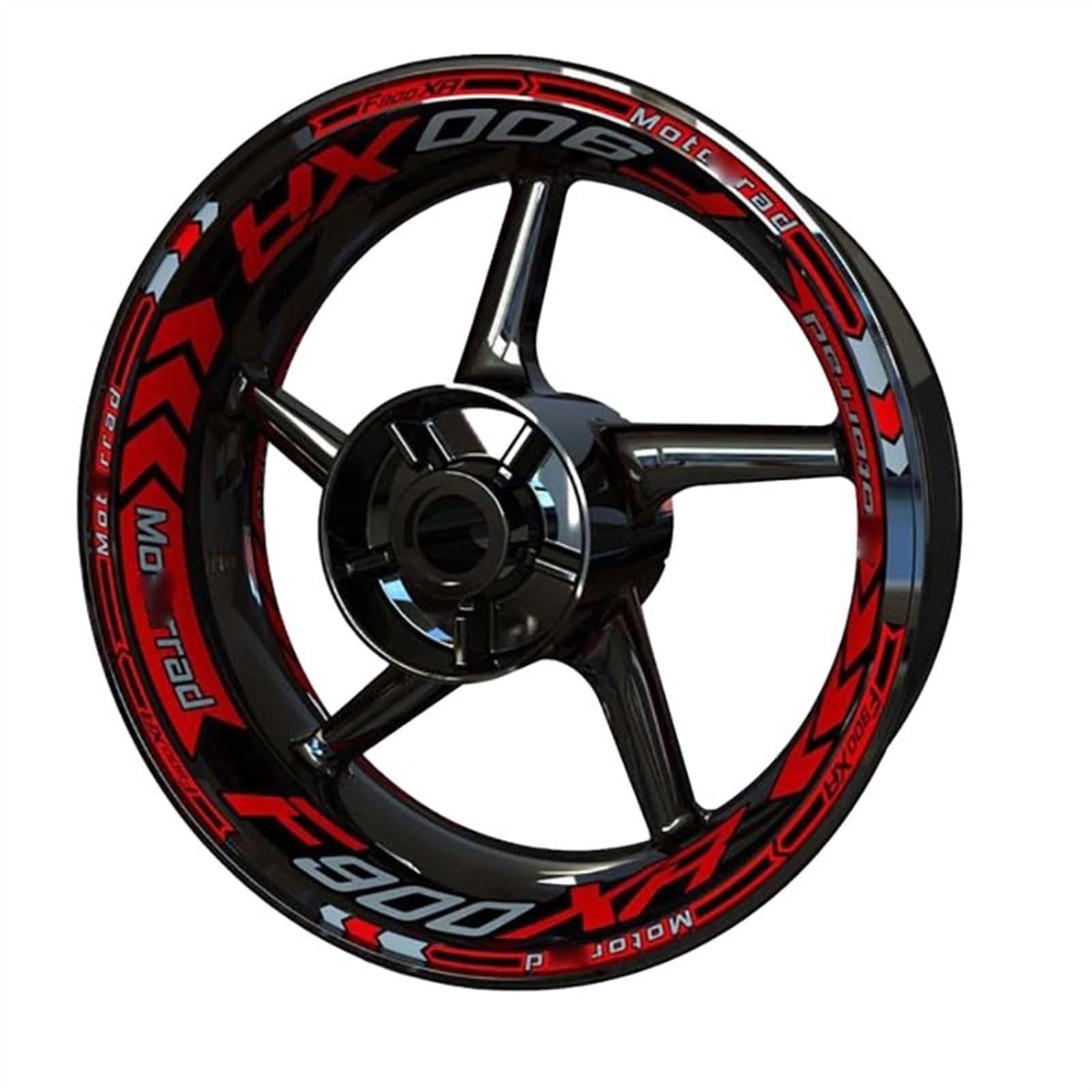 Applique for F900xr Wheel Sticker Rim Decal for F900 XR Front and Rear Set(A9)