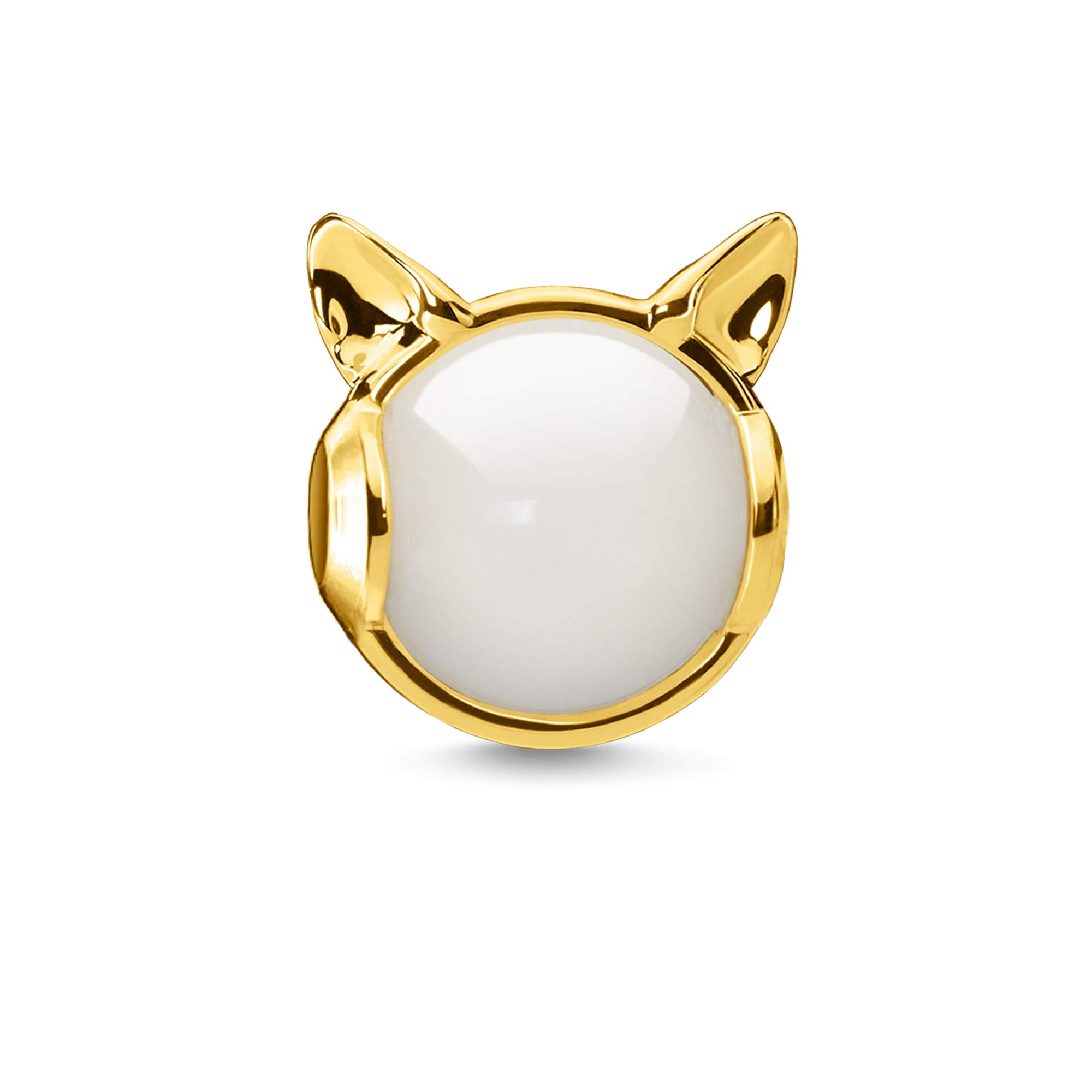 Thomas Sabo Charm-Kugel 'Katzenohren' Aus 925er Sterlingsilber – Individueller Schmuck-Bead