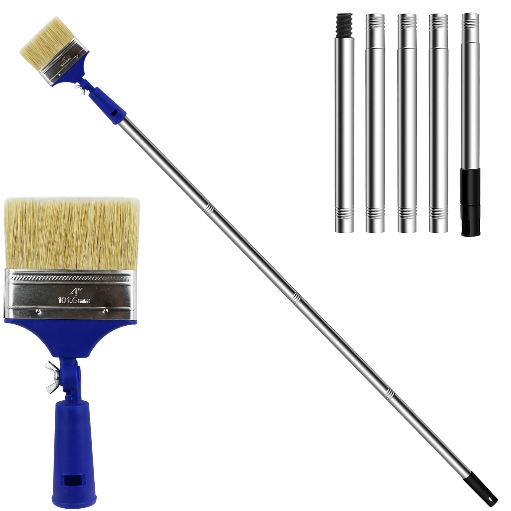 Long Handle Paint Brush Set, Multi-Angle for Walls, Ceilings, Trim, Fencing & Wood DIY โ image 1