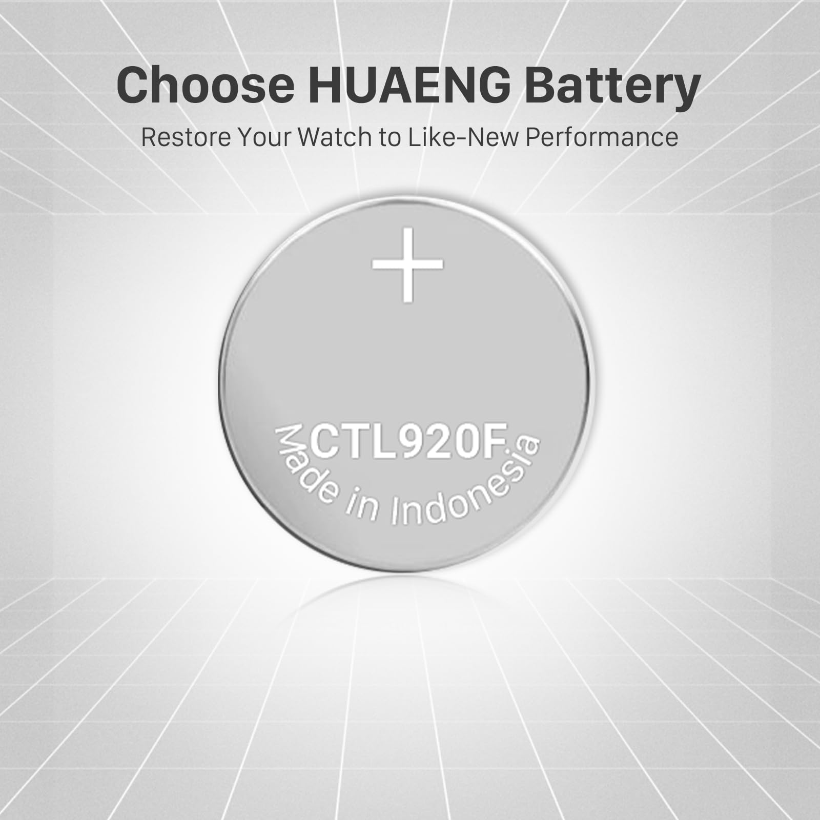 CTL920F - Batteria a energia solare, compatibile con Panasonic CTL920F, batteria solare per orologio Casio