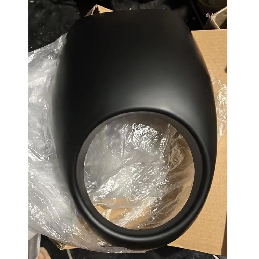 Per Royal Enfield per Super Meteor 650 Maschera per Parabrezza Anteriore per Motocicletta Copertura per Parabrezza Supporto per Forcella Accessori(Nero Opaco)