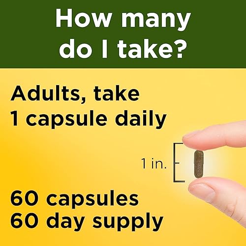 Miniatura 4 de Nature Made Cápsulas Ashwagandha de 125 mg para apoyo al estrés, 60 cápsulas, suministro para 60 días (paquete de 2)