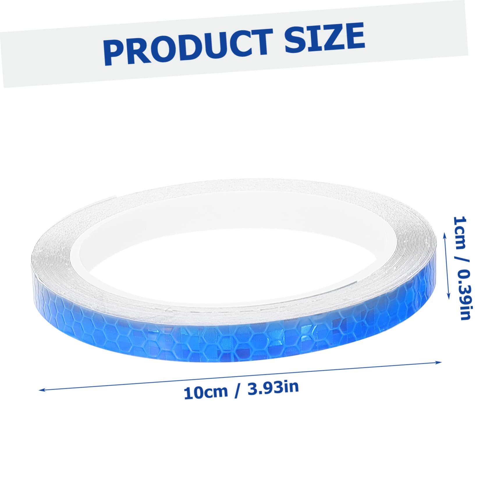 Abaodam 7 Pack Bike Wheel Reflective Stickers Stickers for Bikes Decorative Reflective Tape