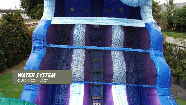 Amazon.com: XJUMP 17' Surf Beach Tall Inflatable Water Slide with