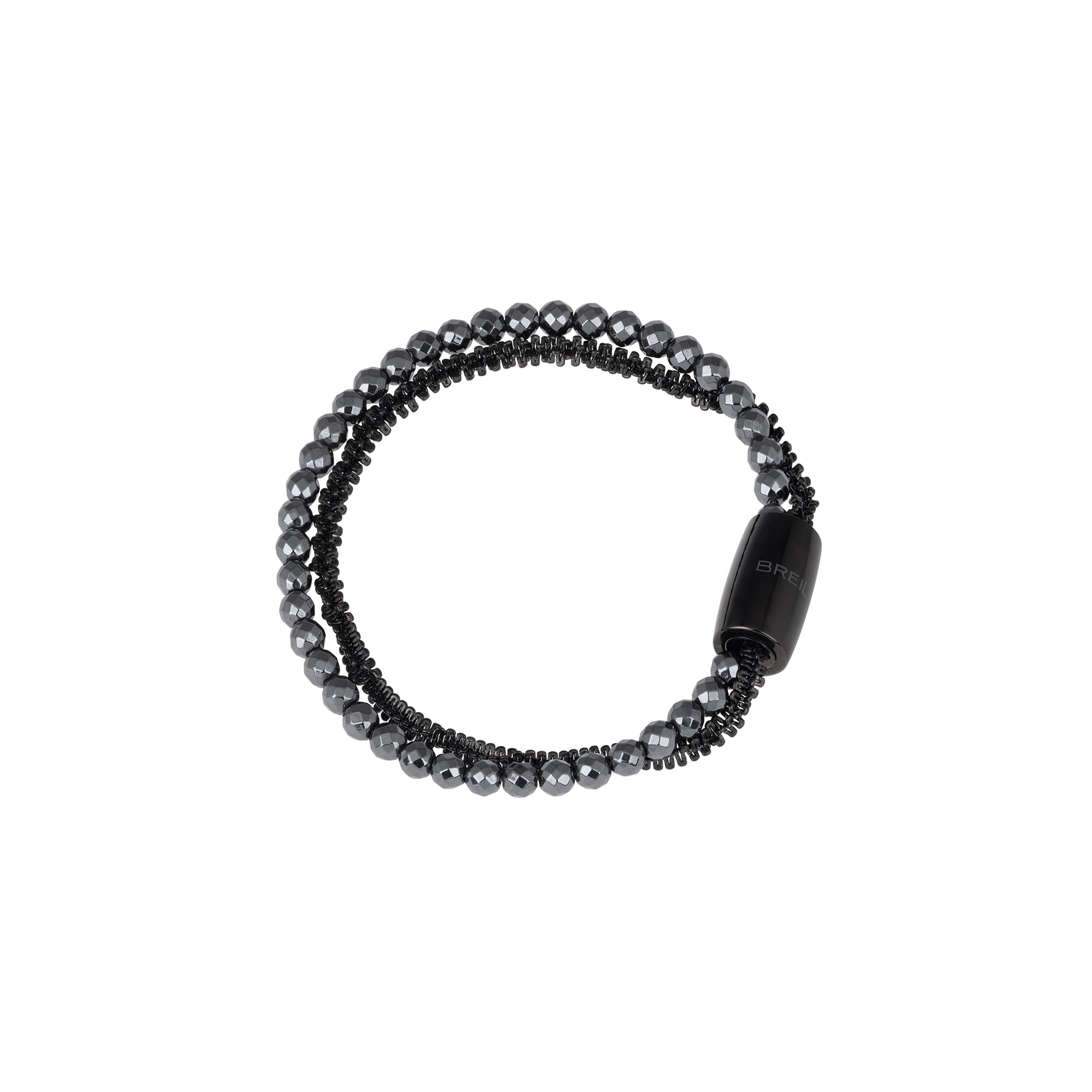 Breil Bracelet pour femme en acier coloré noir avec hématite - TJ3612