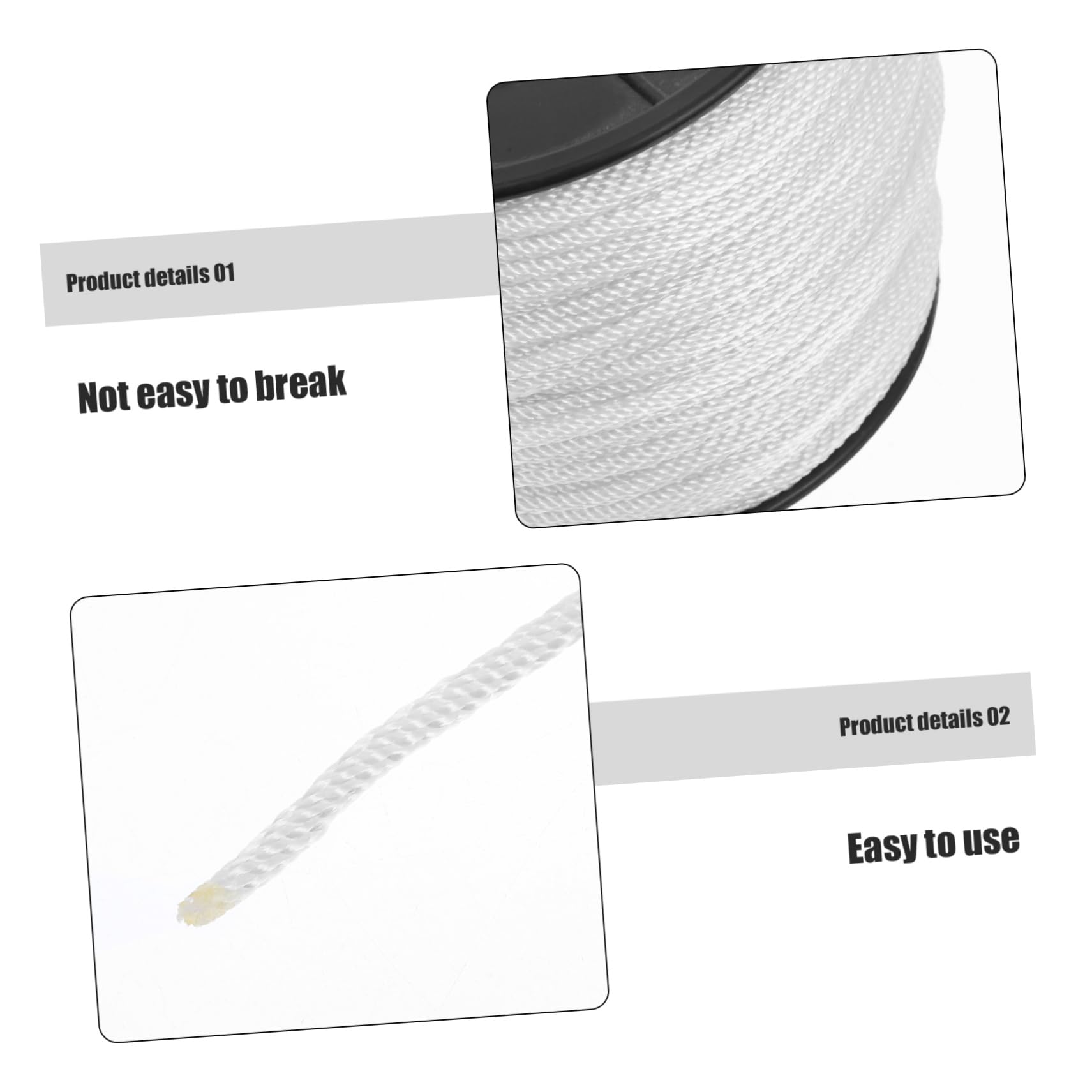 Cordon de Démarrage à Rappel pour Moteur, Nylon 3mm, 100 M