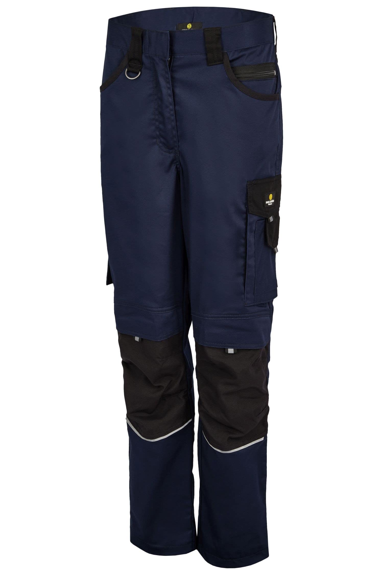 HSW Professional – Lange Arbeitshose für Damen – Modische und leichte Bundhose mit Knietaschen, strapazierbar und qualitativ