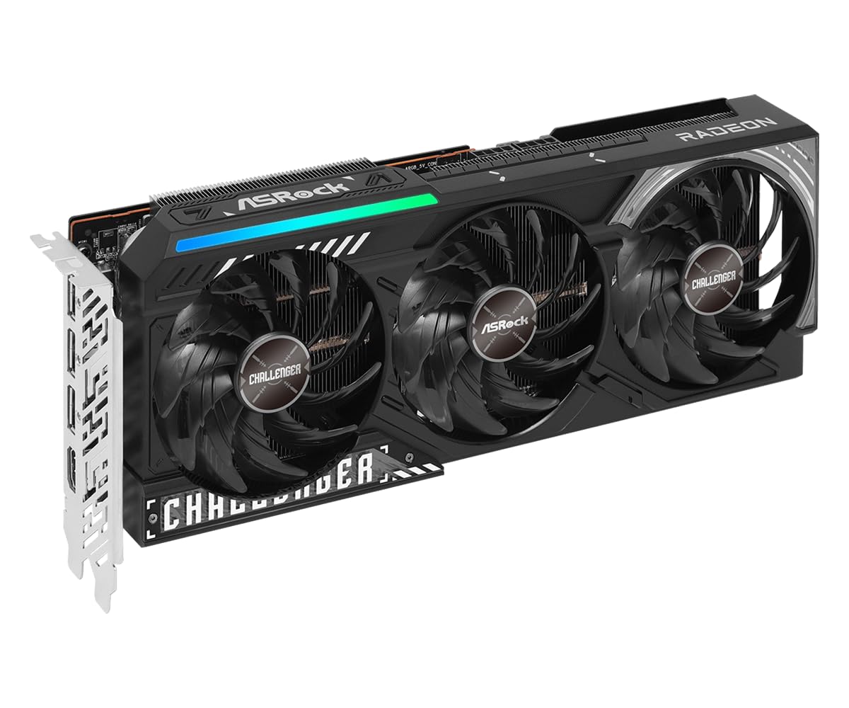 ASROCK VGA RX9070 CL 16G,AMD,RX9070,16GB,GDDR6,256BIT,2HDMI+2DP (3 ventole)