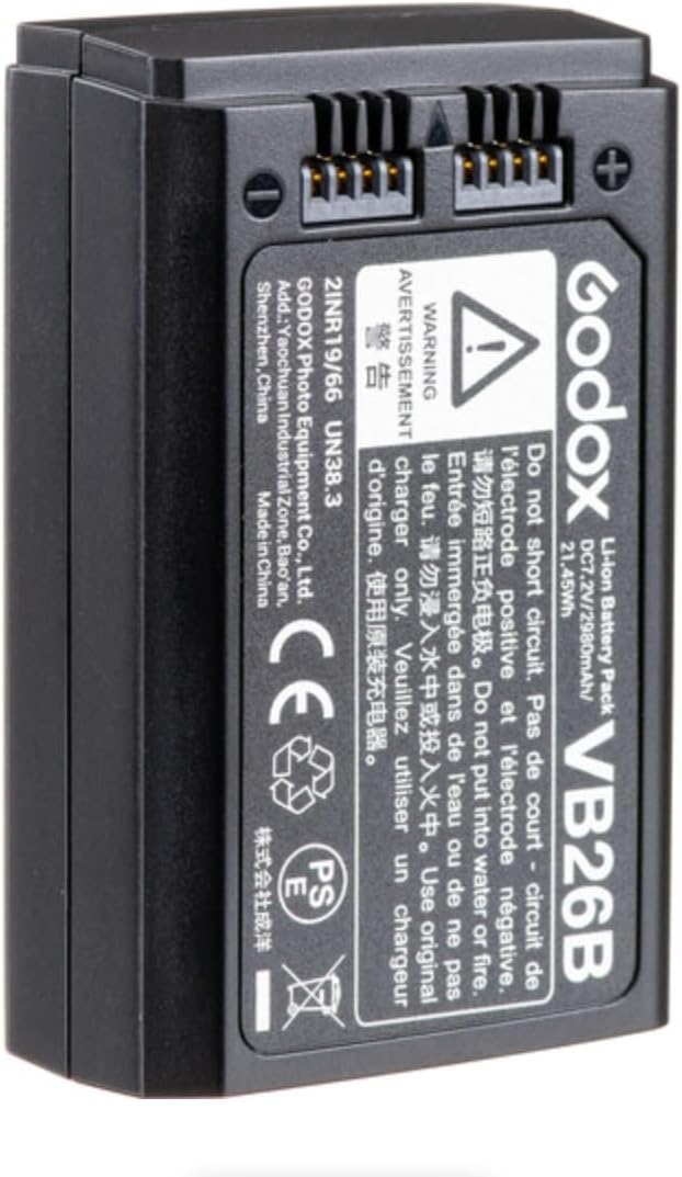 GODOX VB26B Battery for V1 Flash Head (2980 mAh)