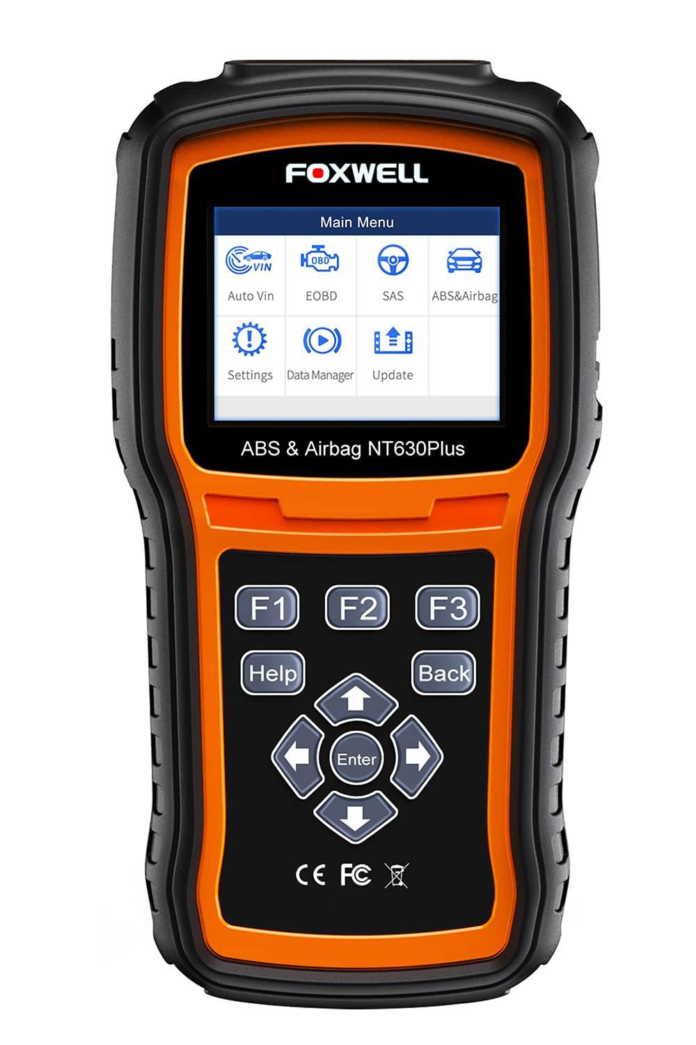 FOXWELL NT630 Plus OBD2 Scanner ABS SRS Code Reader Automotive Bi