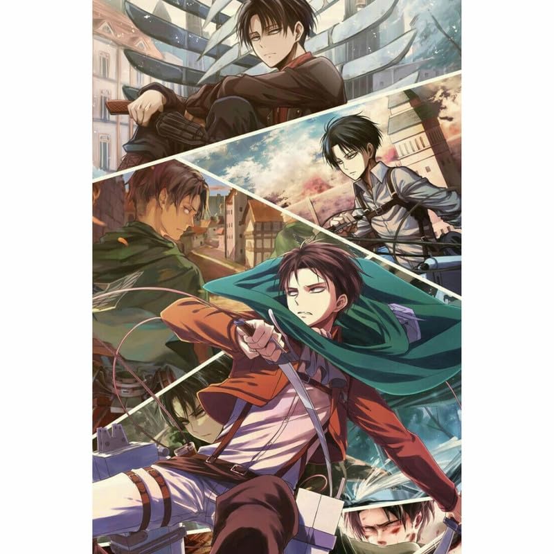 Image of POSTER WALLAH Attack On Titan Anime Poster for Home Office and Student Room Wall | Aesthetic Poster | Wall Decor ATCKONTTN05 (18X12 inch)