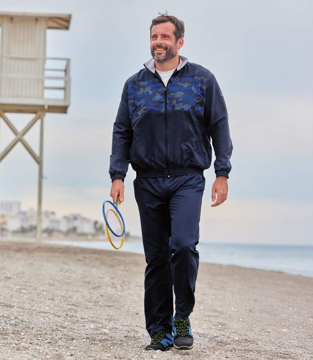 ATLAS FOR MEN - Jogging-Anzug aus Fleece - Herren Trainingsanzug - Track Suit - Sport Anzug Herren - In großen Größen erhältlich