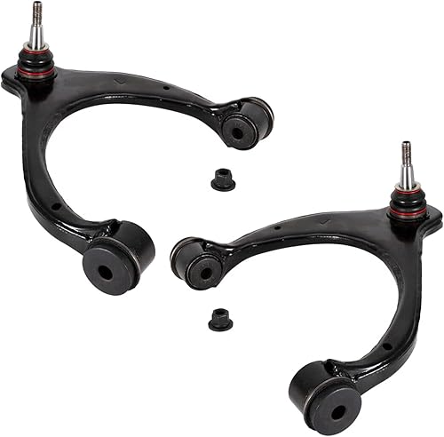 Detroit Axle - 2 brazos de control superiores delanteros para Chevy Silverado GMC Sierra 1500 Suburban Tahoe Yukon Cadillac Escalade, 2 brazos de