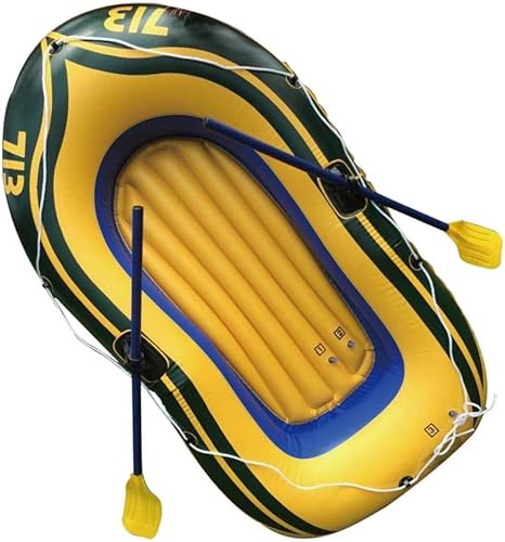 Kisangel 1 juego de barco inflable portátil de pesca accesorios de kayak para canoa inflable, canoa inflable para 2 personas, barco de pesca, kayak,