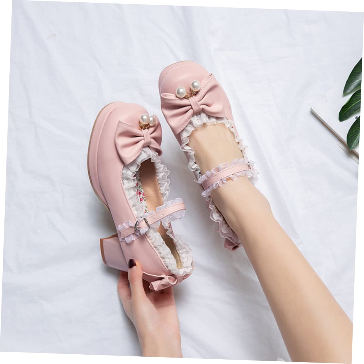 Scarpe con Fiocco da Donna Scarpe da Donna Calzature con Alto High Heels i calcagnanti Calzature da Eleganti Femminili Gomma da Cancellare Black