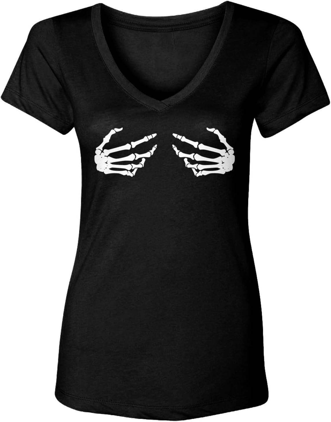Funny Skeleton Hands - Bones Halloween Women's V-Neck T-Shirt