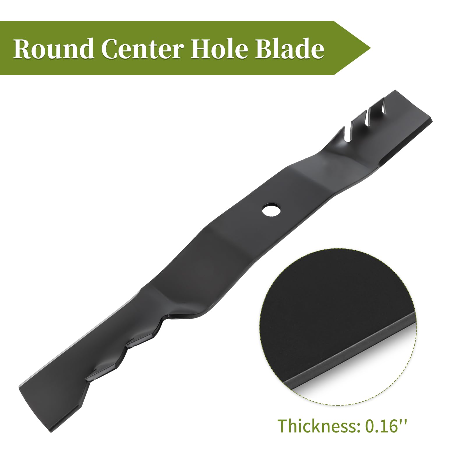 Cuchillas de cortacésped 115-2454-03 aptas para cubierta ro & Ex Mark de 54 pulgadas, cuchillas de mantillo compatibles con ro TimeCutter HD ZX5400 Titan MX5400 ZX5420, reemplaza 115-4999