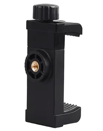 SUBTON BASICS Mobile Bracket Clip Holder for Helmet Motovlogging Chin Mount Strap & Chest Strap (Pack of 1)