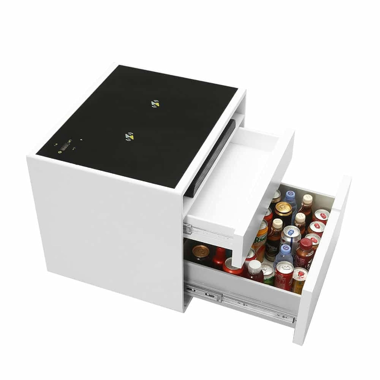 HEROSTOR-Semra Serenade S1 Bedside Smart Table Refrigerator Advanced technology, Amazing early warnings Buzzer and APP use Elegant curve 15mins simply DIY