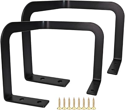 Benbuoo Mattress Retainer Bar 2PCS, 5.5 Corner, Black, Non Slip, Metal, Adult, MATTRESS COVER