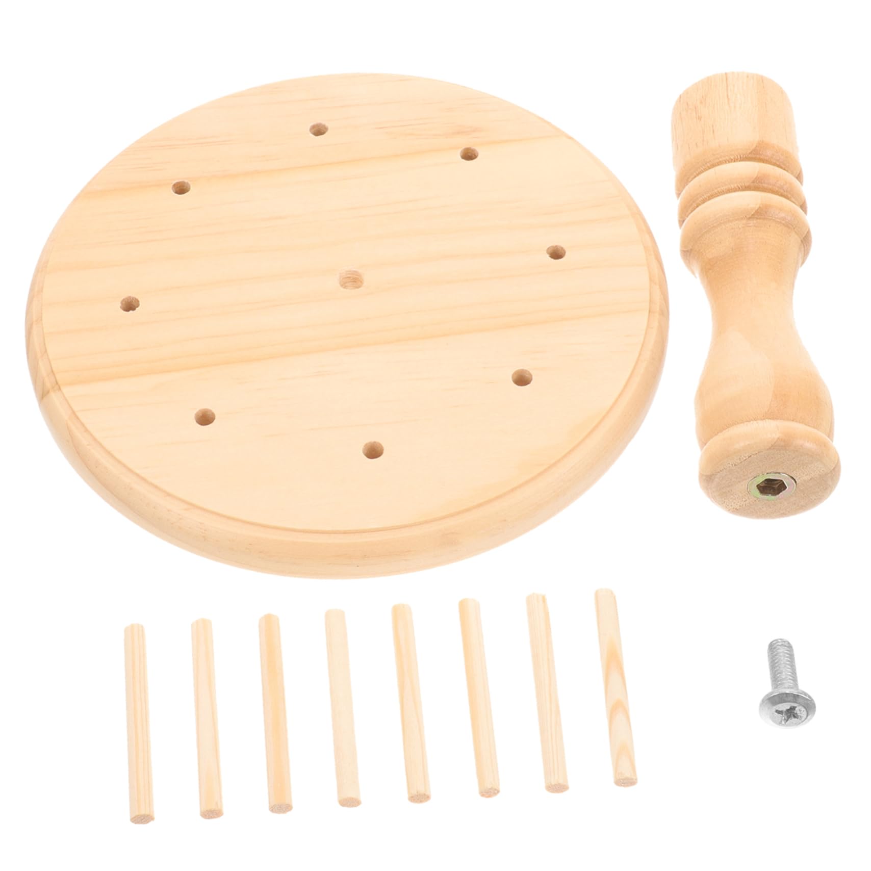 LIFKOME Embroidery Thread Rack Spool Wooden Storage Stand for Yarn and Sewing Thread Organization Durable DIY Spool Holder for Crafting and Sewing Projects