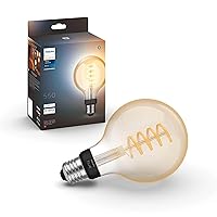 Philips Hue White Ambiance Filament G93, Lampadina a Filamento Connessa