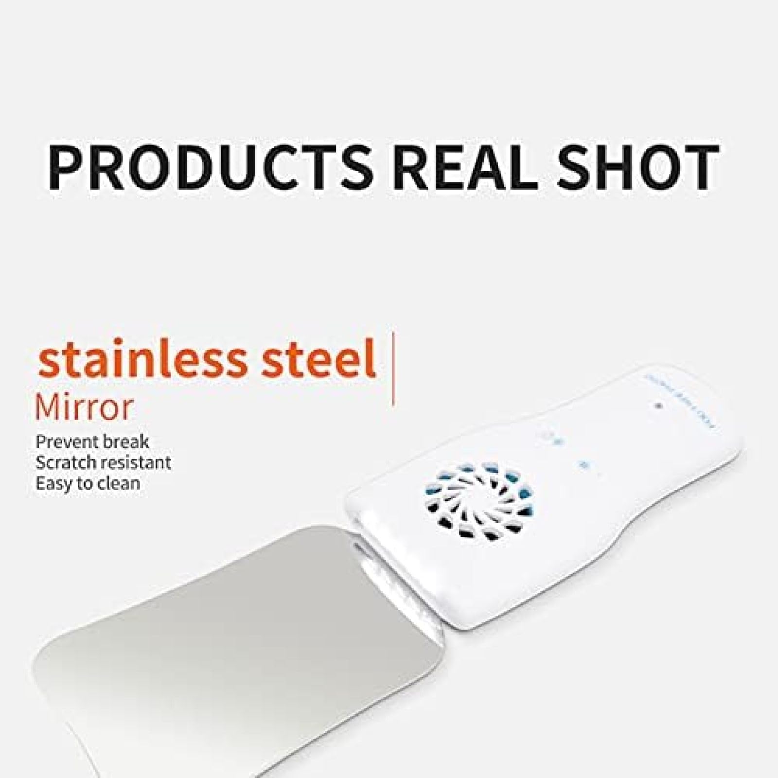 Specchio Bocca Dentale con Specchio Orale Leggero, Specchio LED per Ispezione dei Denti, Specchio Bocca Antiappannamento, Strumento per L'igiene Orale del Dentista, Ricaricabile, con Ventola