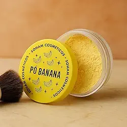 Pó Facial Banana, 10g, Acabamento Matte, Selador de Maquiagem