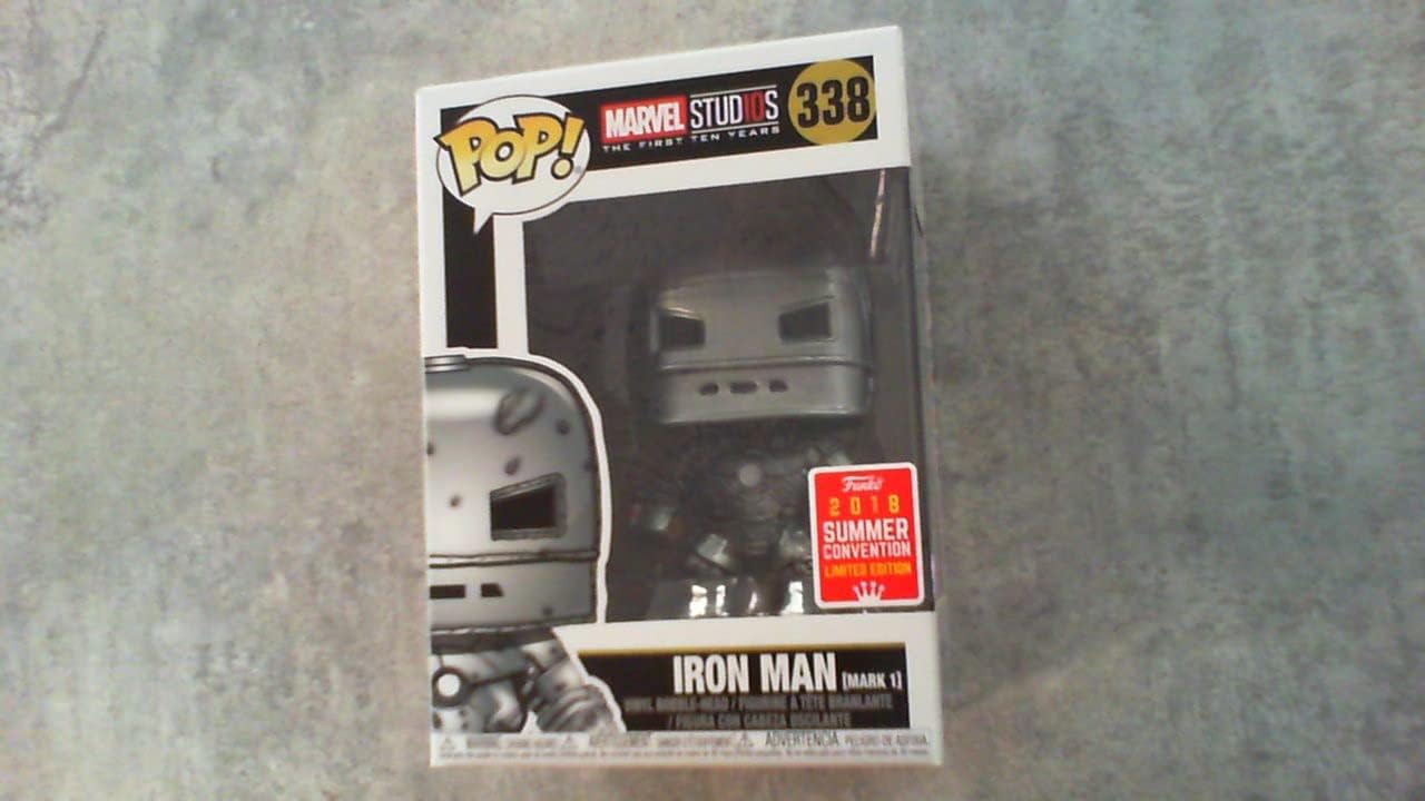 Pop Iron Man Mark I Marvel Studios Summer Exclusive SDCC