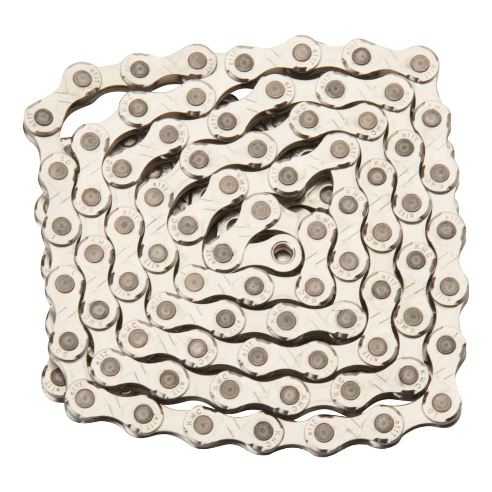 KMC X11E Deporte Cadena de Bicicleta, Plata, 126L