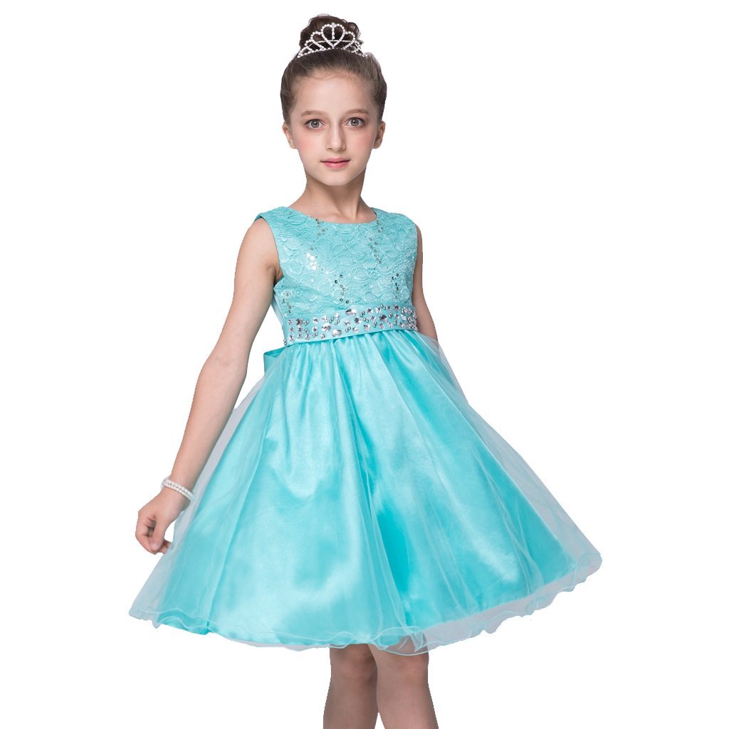 DreamHigh Sequined Flower Girls Party Pegant Dress