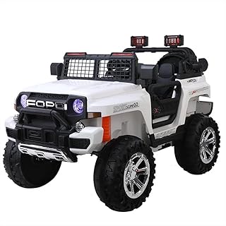 Emerald Electric Rides-on for Kids with Remote Control - White - LW-9199