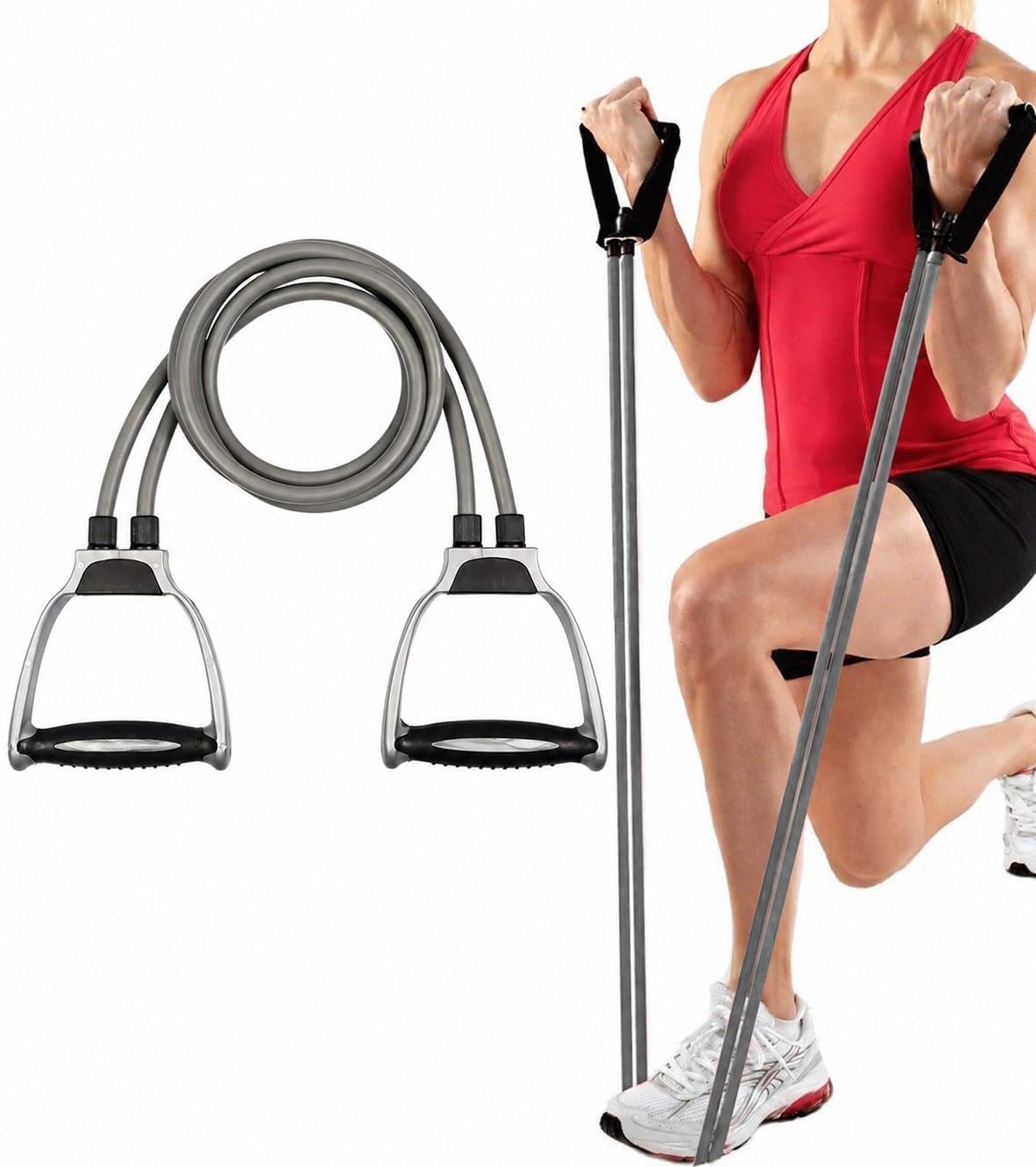 rasco Double Tonning Tube & Resistance Band for Men & Women with Heavy Quality Grip-picture-20