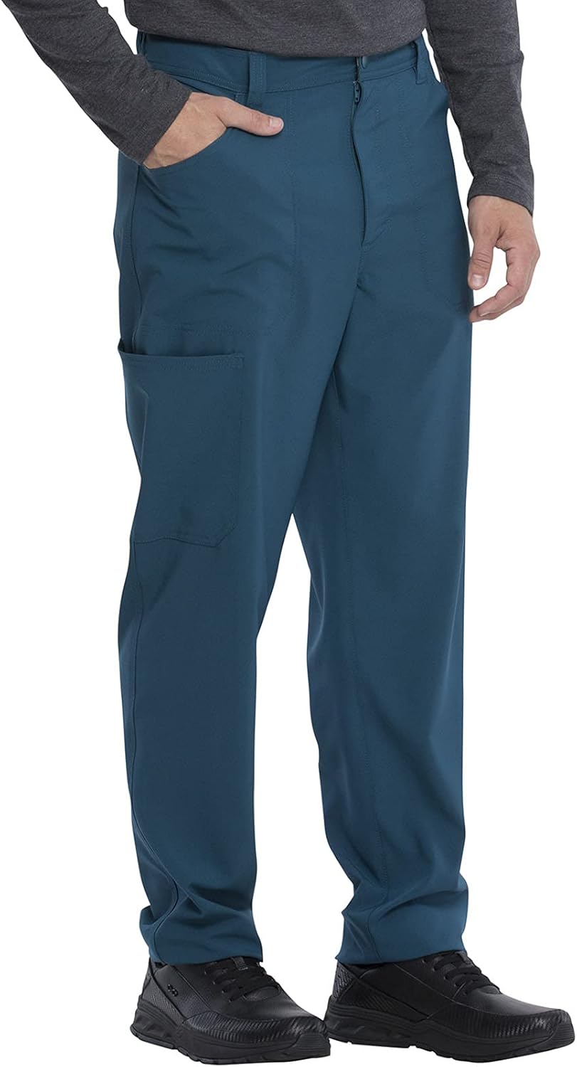 Dickies Retro Men Scrubs Pant Natural Rise Straight Leg DK055, XS, Caribbean Blue - Image 6