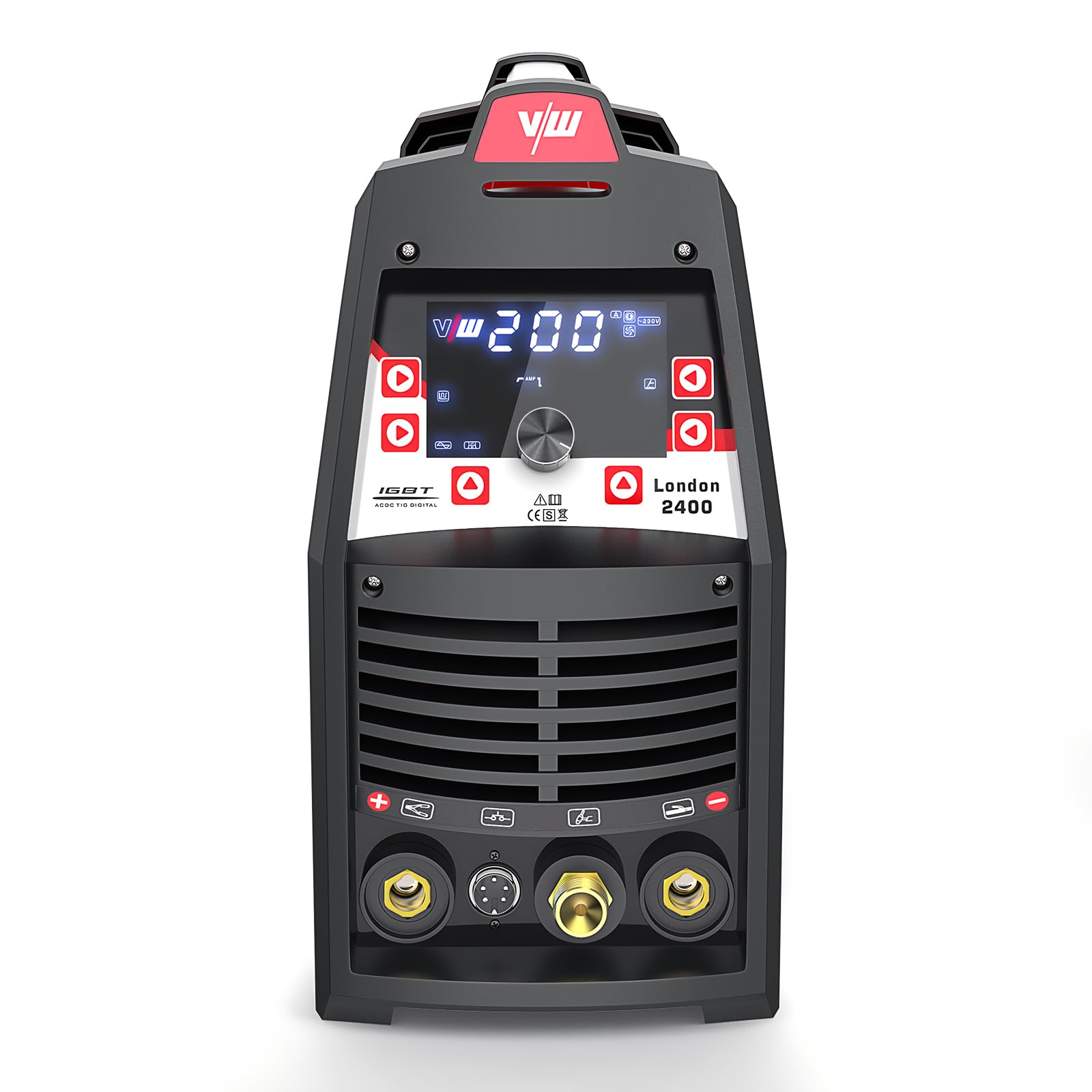VECTOR WELDING Soldador AC DC TIG 200A Pulso MMA, Soldador Inverter 4 en 1