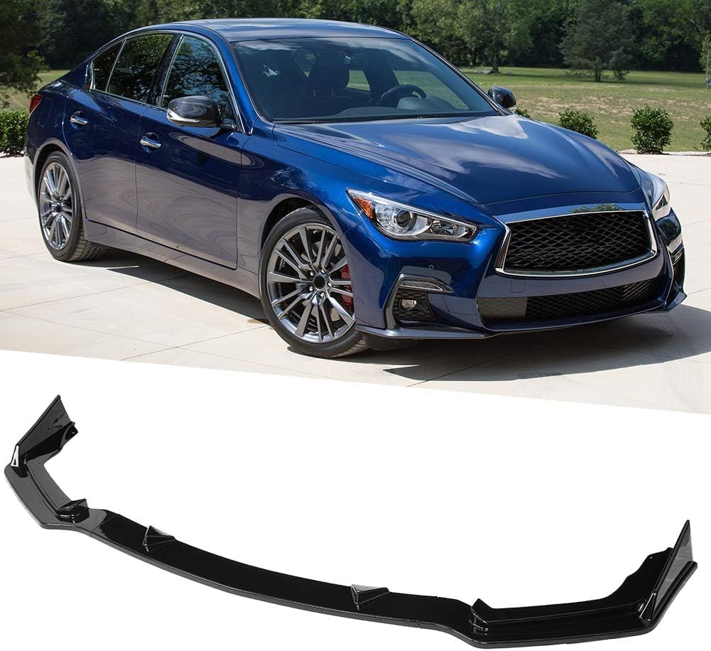 Canard lip pare-chocs avant Infiniti Q50 protection aileron splitter 14-17