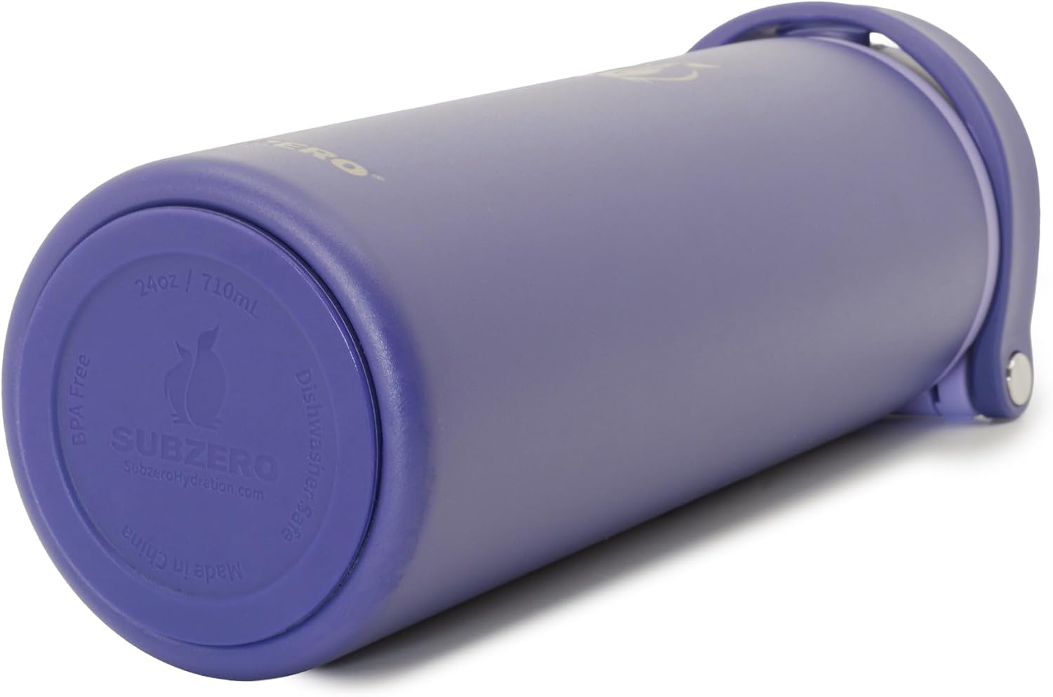 SUBZERO DUO 24 Ounce Water Bottle With Straw, Imperial, Triple Layer Vacuum Insulated Stainless Steel, Leak Proof, Dishwasher Safe, Reusable, Eco Friendly, Keeps Drinks Cold 30 Hours