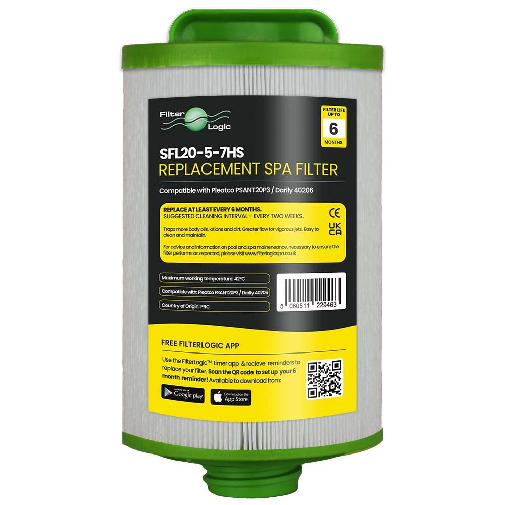 Filtre SFL20-5-7-HS jacuzzi eau trouble solution compatible Darlly SC728