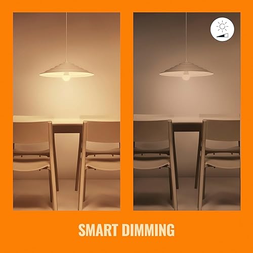 Miniatura 9 de WiZ 60W A19 - Bombilla inteligente LED blanca sintonizable, paquete de 1, E26, para interiores, se conecta a tu Wi-Fi existente, controla con voz o