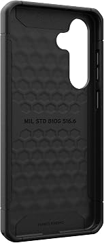URBAN ARMOR GEAR UAG Designed for Samsung Galaxy S24 FE Case SM-S721 Scout, Rugged Military Grade Dropproof Impact Resistant Non-Slip Protective Cover, Black