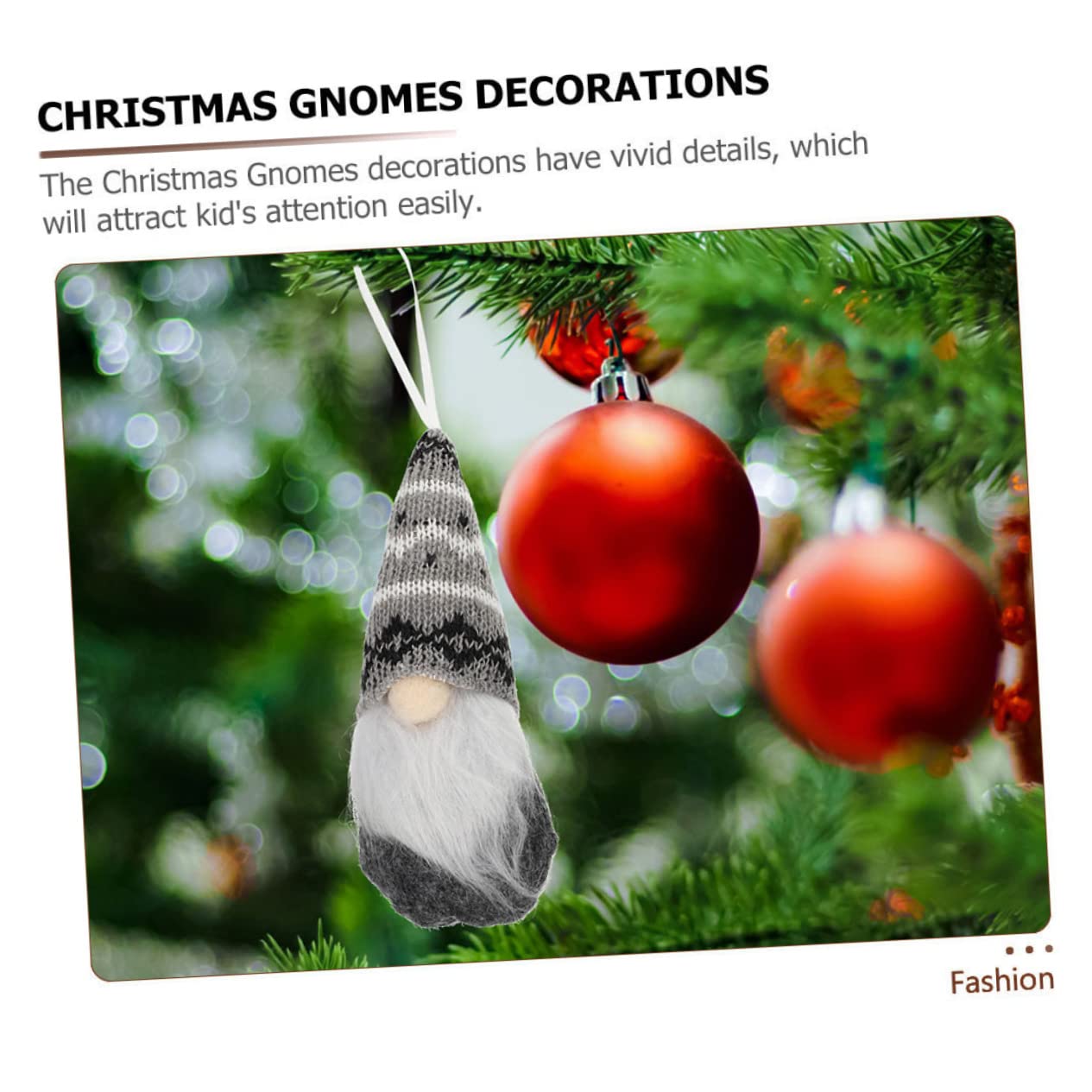 Toyvian 18stücke Niedliche Rudolph GNOME Strickdesign Dolls Für Weihnachtsbaum Dekoration Kreative Festliche Wohnaccessoires
