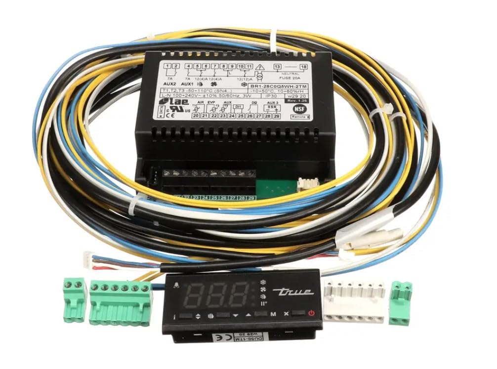 Temperature Control/Display/Probe Kit, LAE BR1 - True 219716 - True 802804 - True 961525 - Dual Voltage - Commercial Freezer & Refrigerator Controller