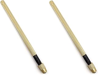 Fozti Brass Handle Pin Vise 2pc Steel Collet 0 to 0.71mm Jaw for Twist Drills, Saw Blades, Needles, etc for Jewellery Maki... Price In India