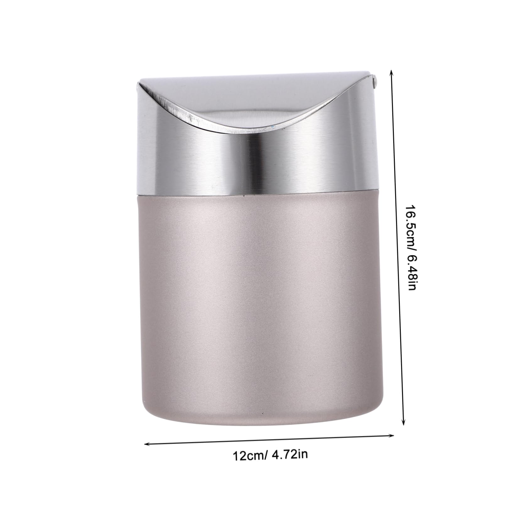 SOESFOUFU Table Waste Container Small Trash Can Desk Lidded Waste Bin Mini Swing Lid Trash c