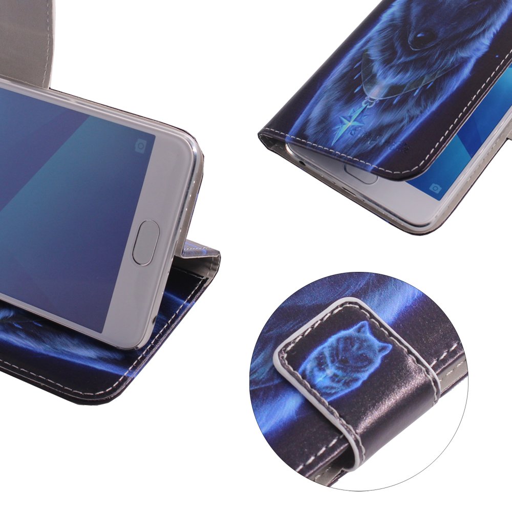 TienJueShi Lupo Stand Portafoglio TPU Silicone in Pelle Cellulare Caso per Huawei P Smart S Nova Lite 3 Plus 2020 6.3 inch Case Copertina Custodia Protettiva Cover