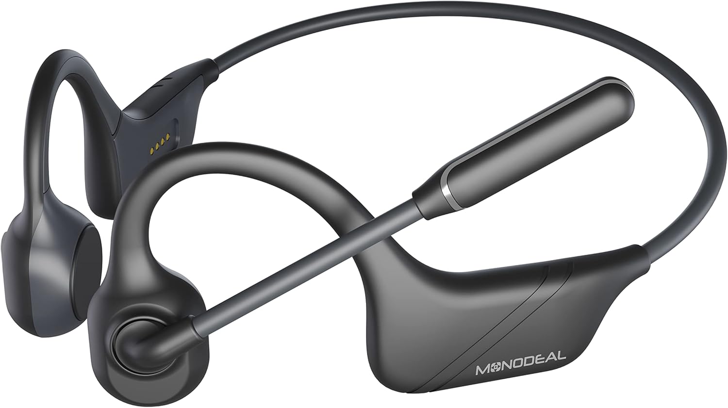MONODEAL Bone Conduction Headphones with NoiseCanceling