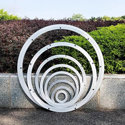 Piatto girevole girevole Lazy Susan in alluminio for impieghi gravosi, piatto girevole girevole con cuscinetti Lazy Susan da 20-30-35-40-45-50 cm, piastra girevole liscia for tavolo da pranzo(200mm (8