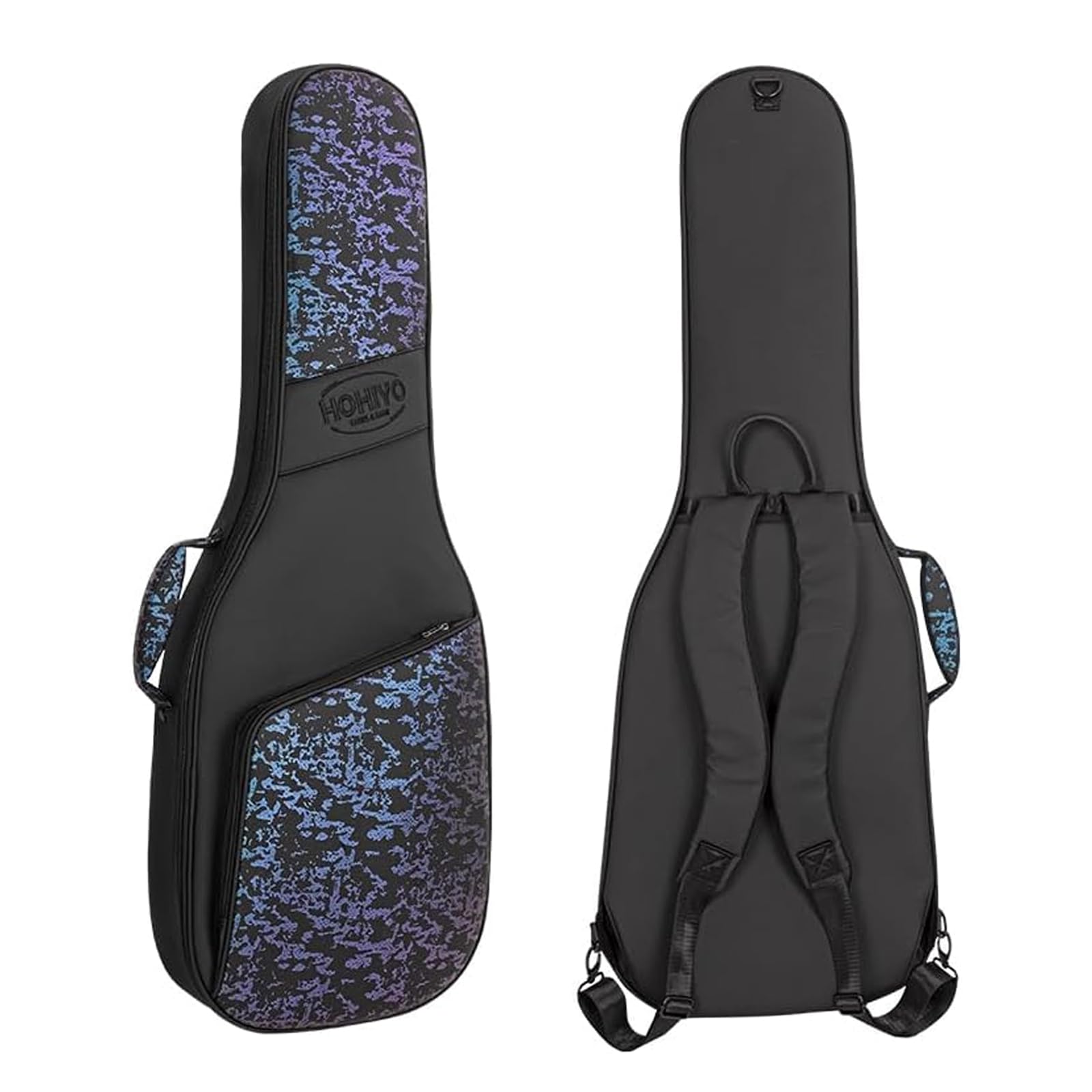 Bolsa para guitarra eléctrica de 41.7 pulgadas, funda suave impermeable de alta calidad con acolchado de 30 mm de grosor y reposacabezas fijo ajustable para el cuello, perfecta para guitarras