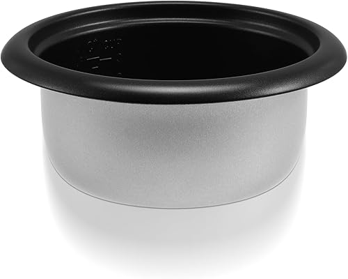 Miniatura 1 de Hemoton Olla de cocina interior de aleación de aluminio de 1.5 l, recipiente de repuesto para arrocera tradicional, cuenco de cocina eléctrica,