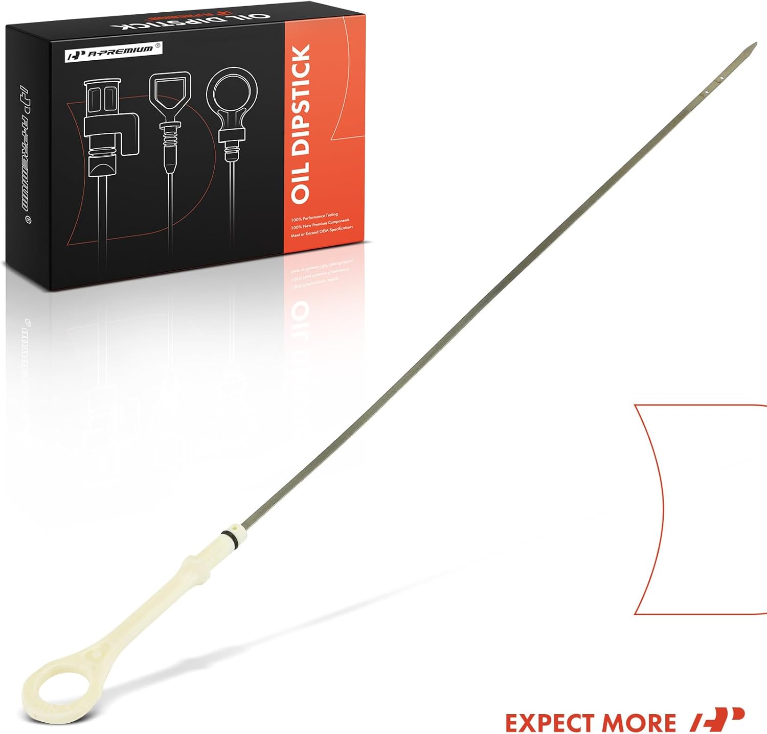 A-Premium Engine Oil Dipstick Compatible with Mitsubishi Outlander 2014-2020, Outlander PHEV 2018-2020, Outlander Sport 2011-2020, Lancer 2008-2017, Engine Oil Measuring Rod Dip Stick